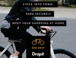 ‘BIKE-DROP’ and ‘Dropit’ team up to provide a safe solution for Xmas shoppers in the West End
